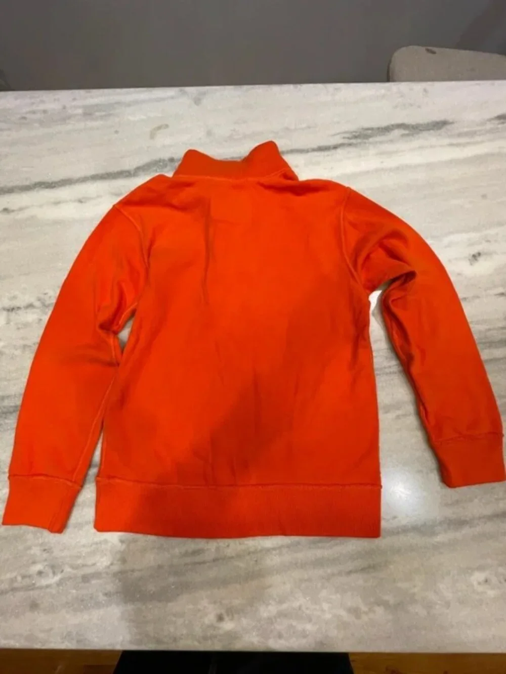 The Children’s Place Boys Orange Half Zip Pullover Sweatshirt L (10/12) NWT